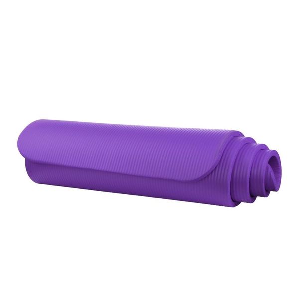 

yoga mats mat 15mm thick exercise fitness physio pilates workout non slip colour:purple