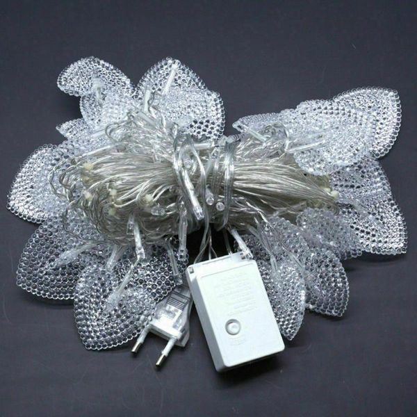 

strings 128 led heart shape love curtain fairy string light garland hanging crystal icicle for wedding party decor eu plug 220v 2mx1.5m