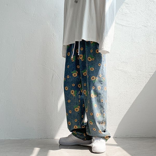 

men's jeans designer jeans, hip hop, casual autumn fashion, big korean pants streetwear nwx4, Blue