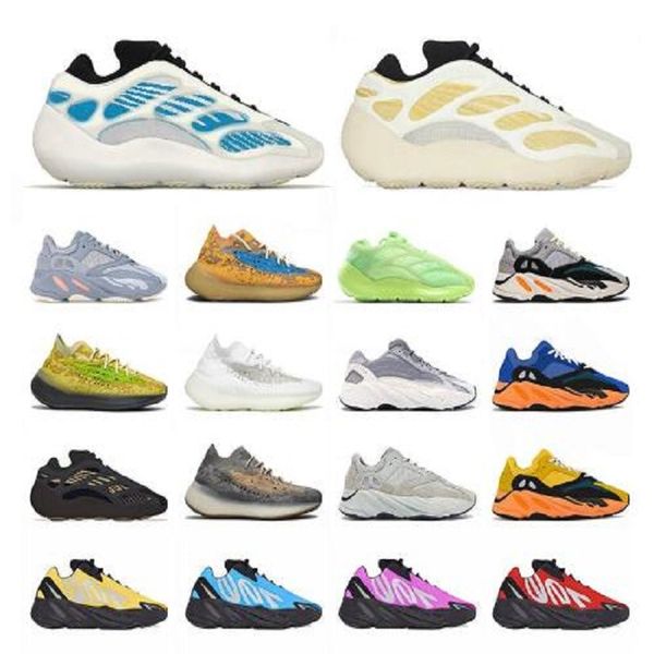 

reflective 700 shoe triple black carbon blue magnet inertia bone tie dye mens running shoes women trainers sneakers
