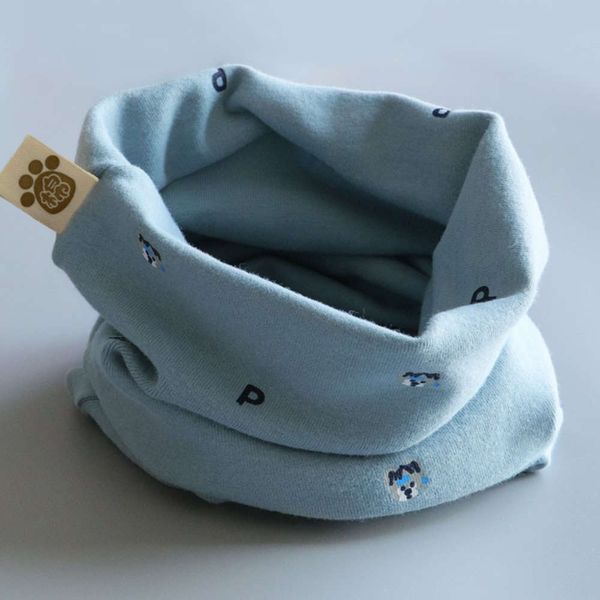 

children's scarf autumn fashion new baby collar one year old boys and girls winter lovely children, Blue;black