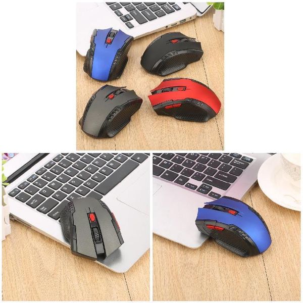 

2.4ghz usb wireless optical mouse 2000dpi 6 buttons pc lapcomputer gaming mice