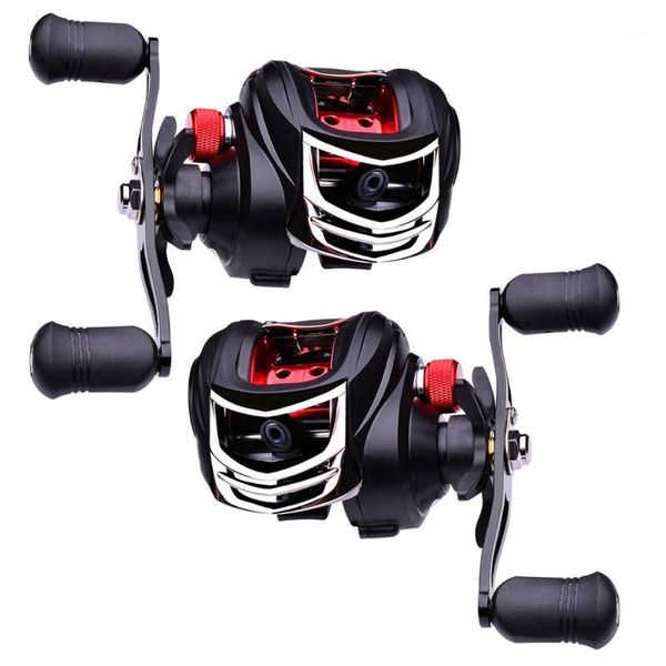 

adjustment max drag fishing reel 7.2:1 magnetic bait casting metal handle wheel freshwater tackle accessories baitcasting reels