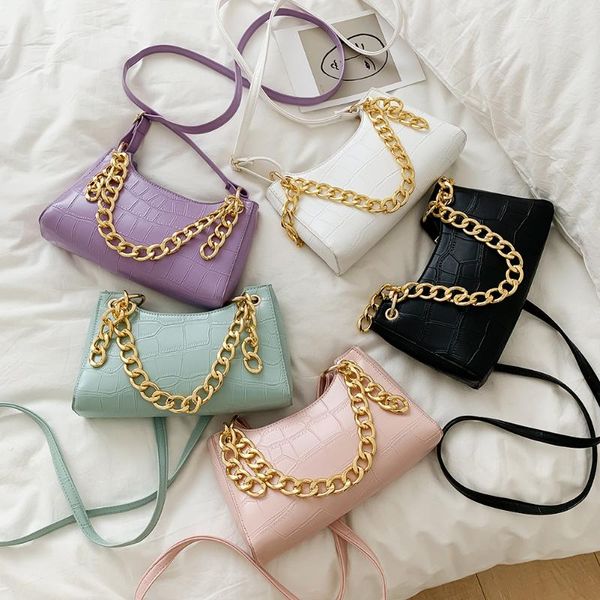 

shoulder bags elegant for women handbags 2021 messenger chain tote luxury phone case crossbody bag teenager girl
