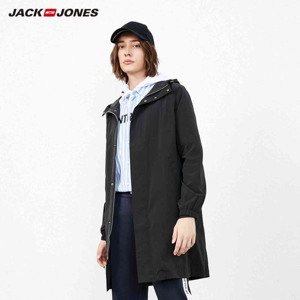 

men's raincoat, solid coat, 219121506, Tan;black