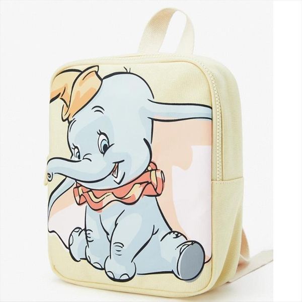 

cartoon cute little flying elephant childrens backpack boys and girls small canvas printing infant hild