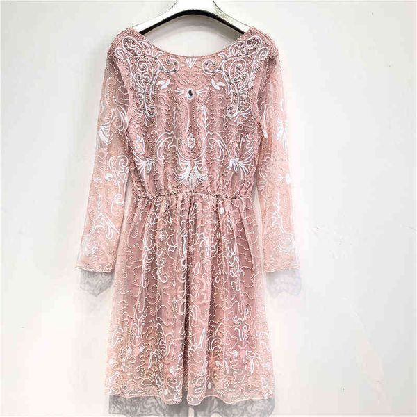 

women's clothing casual dresses stemi's elegant back v double-sided romantic nail bead long sleeve sequin dresses, Black;gray