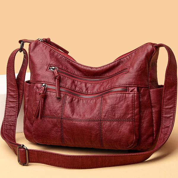 

evening bags soft leather crossbody for women 2021 luxury purses and handbags designer shoulder messenger bag sac a main