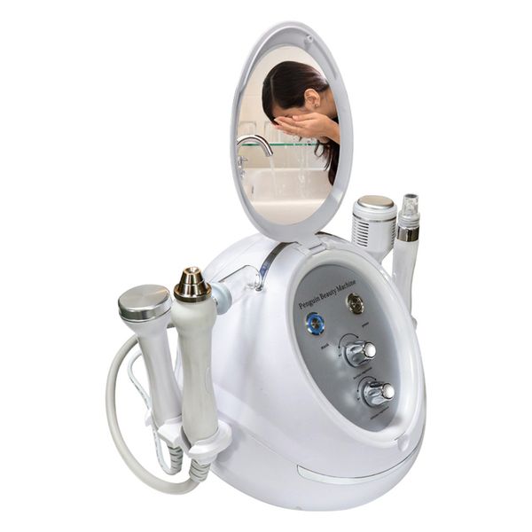 5-in-1-Hydra-Gesichtsmaschine für den Heimgebrauch, Mitesserentferner, Sauerstoffsprühgerät, Kalthammer und LED-Therapie-Gesichtsmaske