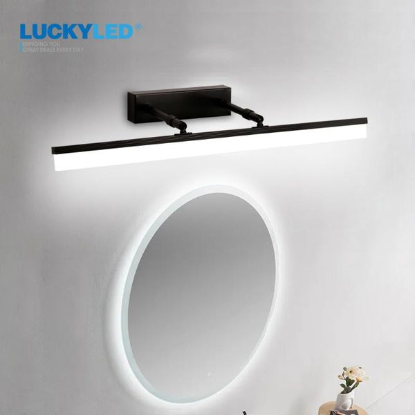 

wall lamp luckyled led light ac85-265v dimmable modern indoor bathroom acrylic lamps mirror home decoration lighting
