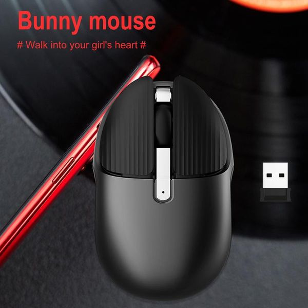 

mice 2.4g universal practical rechargeable with usb receiver silent for lapbluetooth 5.0 home office dual mode wireless mouse
