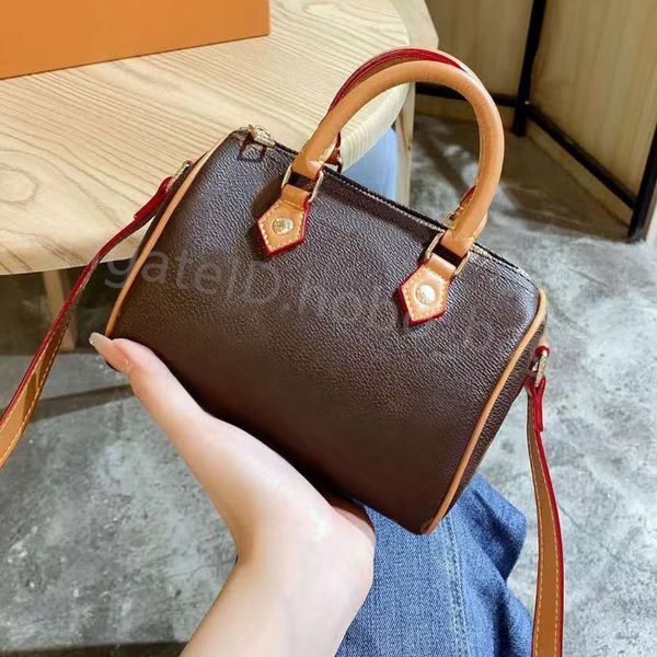 

speedy handbag shoulder bags lady popular handbags women fashion cylindrical cross wallets body coin pouch long zipper pillow practical