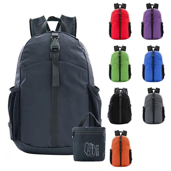 

outdoor bags foldable travel backpack sports ultralight waterproof bag 25l large capacity handle for hiking camping