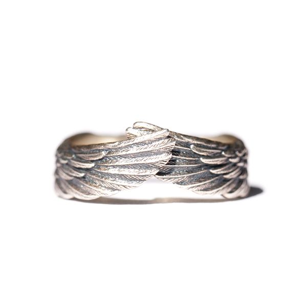 925 Sterling Silber Loredana Exquisite Mode Original Design „Engel“ Flügel Ring für Männer und Frauen Kreative Geschenke implizieren einen guten Wächter