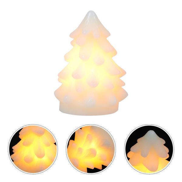 

candles 1pc christmas decoration luminous candle electronic design adornment
