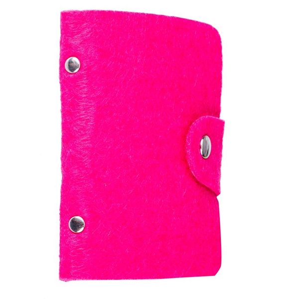 

card holders fashion felt 24 bits id holder multifunction business bank case men women credit passport purse wallet bag, Brown;gray