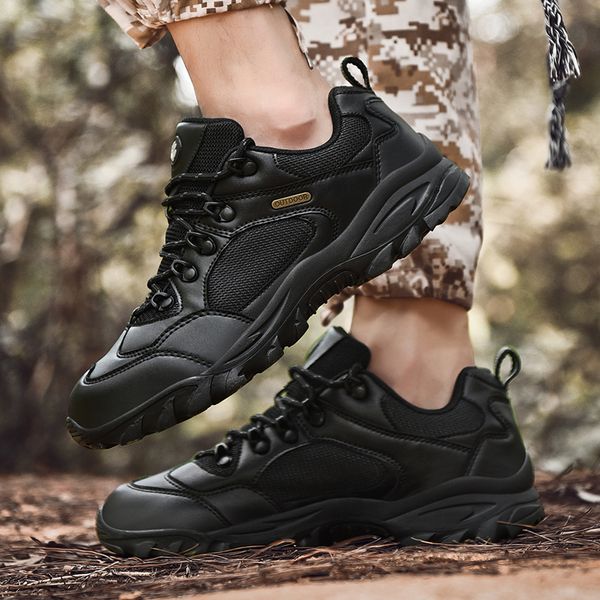 

new popular outdoor shoes men trekking mountain boots waterproof climbing athletic shoes fishing shoes fast ing