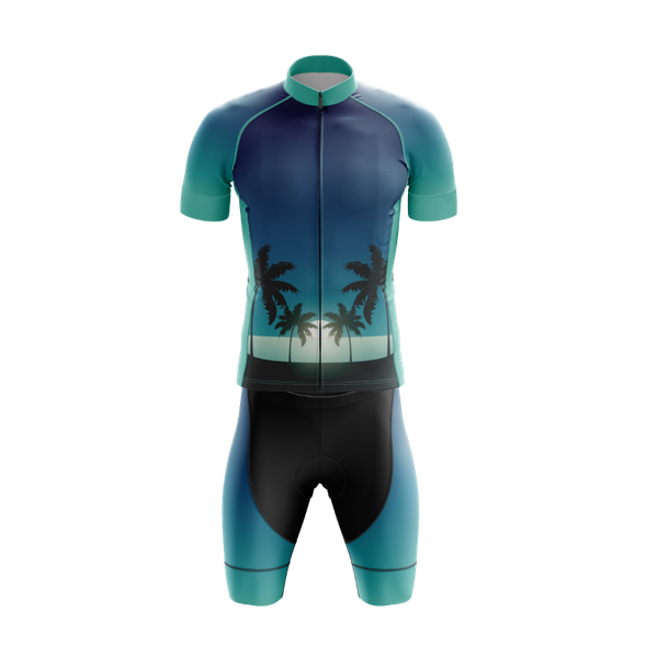 

racing sets hirbgod men's cycling suit summer polyester breathable riding sportswear traje de ciclismo para hombre bike shirt,tyz254-01, Black;blue