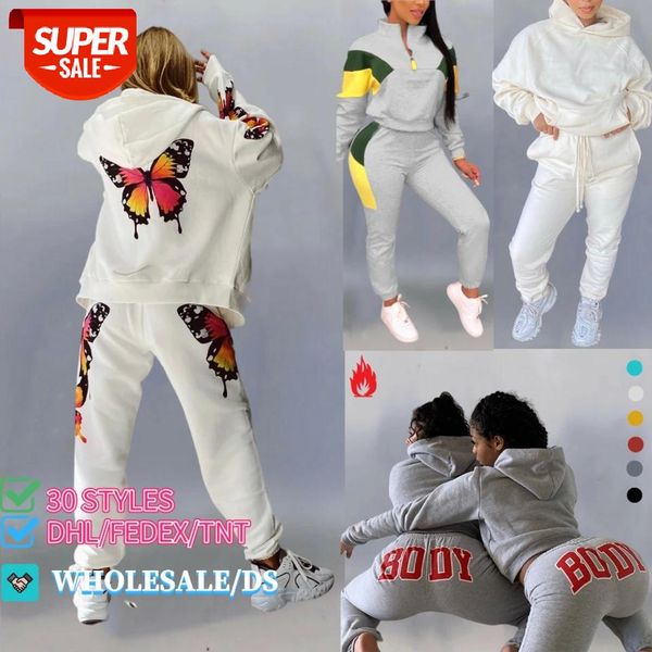 

women 2 piece outfits long sleeve off shoulder crop pants set casual sport spring autumn long sleeve pure legging 2021new #b086, White