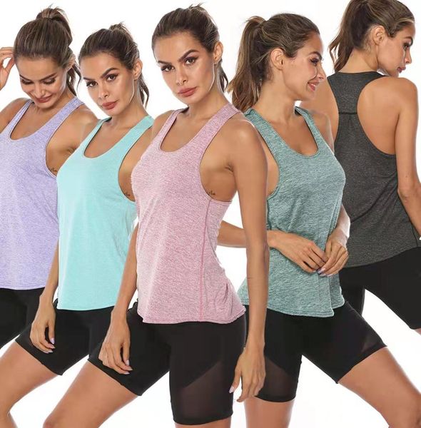 

quick dry cation ventilation open shoulder yoga fitness running vest, White;red