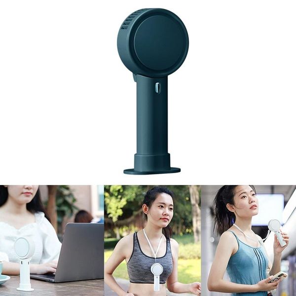 

usb handheld leafless fan 1200mah personal low noise rotatable desktop