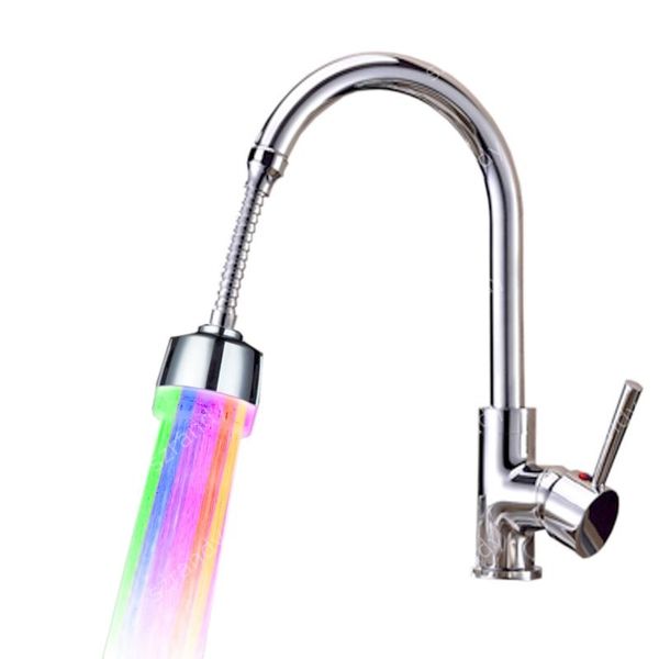 

other faucets, showers & accs 7 colors changing mini kitchen bathroom accessories cocina pure glow led light water stream torneiras cozinha