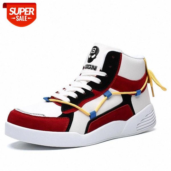 

men flat shoes casual high sneakers breathable leather shoes men footwear walking tenis masculino adulto #pn3a
