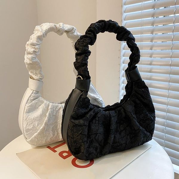

evening bags women's bag straw women pleated pu leather shoulder crossbody messenger casual ladies small handbags purse bolsa feminina