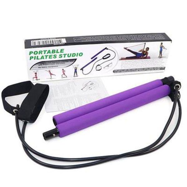 

multifunction pilates resistance band and toning bar home gym portable total a0ka