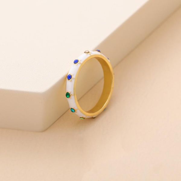 

cluster rings woman flower star unique fashion mini band ring wholesale streetwear rainbow for women 2021 cz, Golden;silver