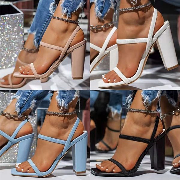 

women plus size dress shoes summer shoe club high heels pu leather elegant solid pumps chunky heel square toes belt evening party wear weddi, Black