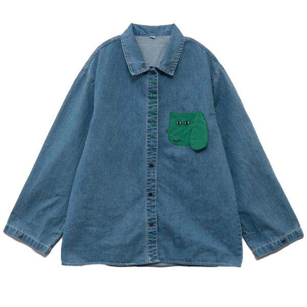 

women's jackets school-style autumn design jacket jeans with big ears for puppies thick shirt warm women's simple 5f66, Black;brown