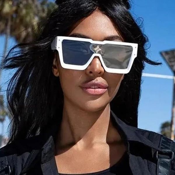 

sunglasses vintage luxury woman white oversized square brand designer big frame diamond studded sun glasses female driving shade, White;black