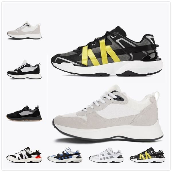 

with box]2021 b25 b24 oblique runner sneaker men platform shoes designers black white suede leather trainers mesh lace-up casual shoes