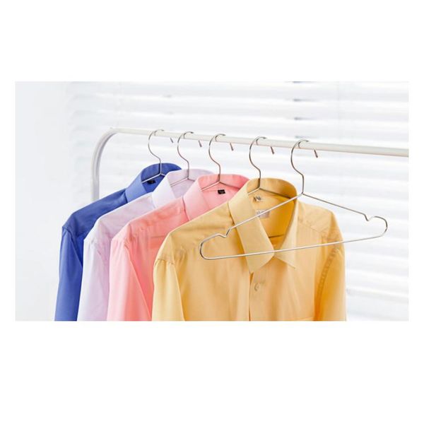 

20pcs 32/42cm metal clothes hanger with groove / anti-rust stainless steel hanger (20 pie jllevw