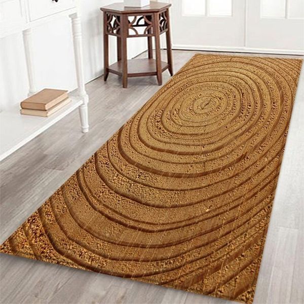 

carpets growth ring entrance mat flannel floor wood texture front door mats outdoor water absorption non-slip room carpet