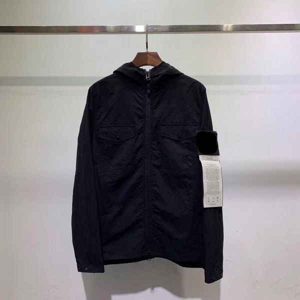 

mens hoodies designer casual island man sweatshirt patchwork jacket stone running sports long sleeve couple loose pullover cotton zero, Black