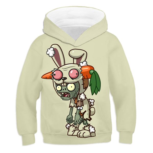 

plants vs zombies wars boys hoodies coats spring autumn outerwear kids hooded sweatshirts boys clothes long sleeve pullover, Black