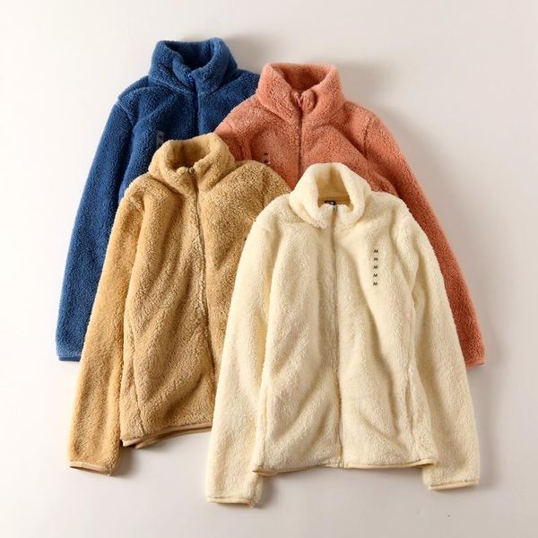 

women's jackets flurry warm teddy coat short coral fleece zipper jacket spring autumn women long sleeves cashmrere pocket 2021, Black;brown