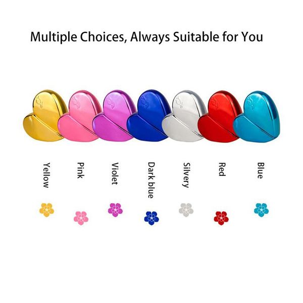 

storage bottles & jars heart-shaped liquid sub-bottling spray travel portable electroplating process color multiple choice