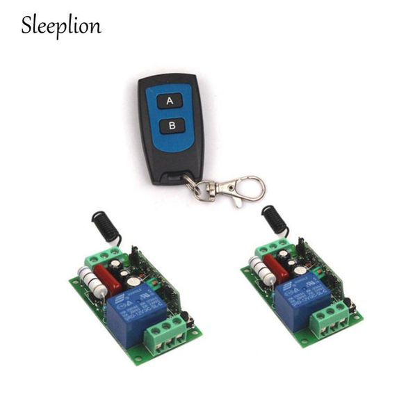 

smart home control sleeplion us ac 110v 1ch channel wireless rf remote switch transmitter 2 receiver
