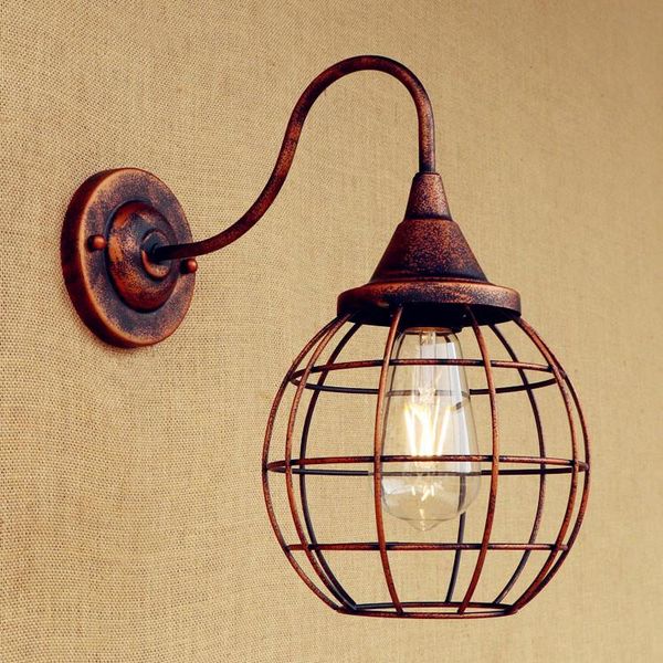 

wall lamp arandela rustic retro vintage led edison style lighting loft industrial sconce stair light appliques muale