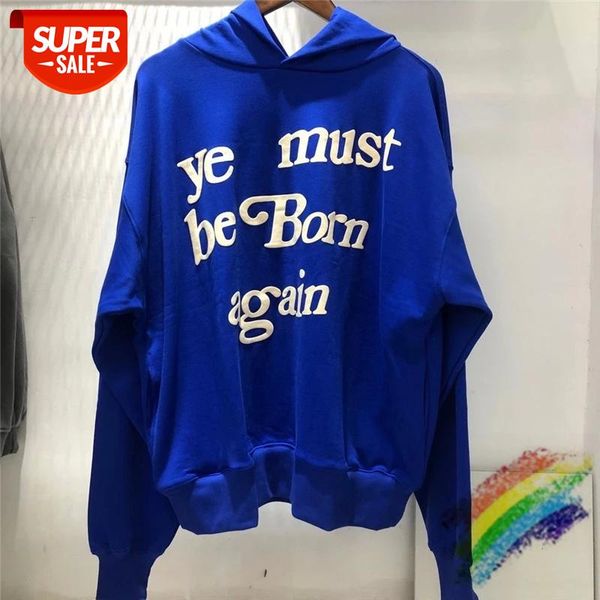 

blue cpfm hoodies men women kanye west cpfm sweatshirts ye must be born again logo print hoodie pullovers #7s3z, Black