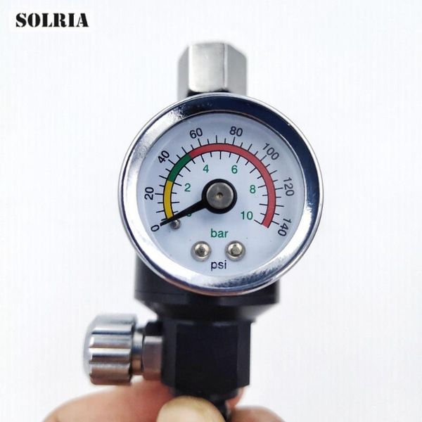 

professional spray guns gun regulator 0-140 psi air pressure adjustment rail gauge gauge/part