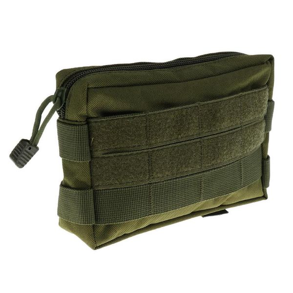 Supporto per la vita Sport all'aria aperta Viaggio 1000D Nylon impermeabile Molle Borsa tattica Passante per cintura per telefono Borsa tascabile BumPack per pesca in campeggio