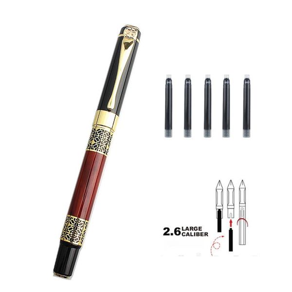 

fountain pens luxury metal pen roller office school stationery nibs for 0.5mm gift writing supply