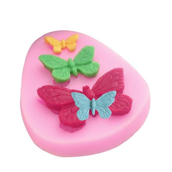 

butterfly mold sile baking accessories 3d diy sugar craft chocolate cutter mould fondant cake decorating tool qylqln