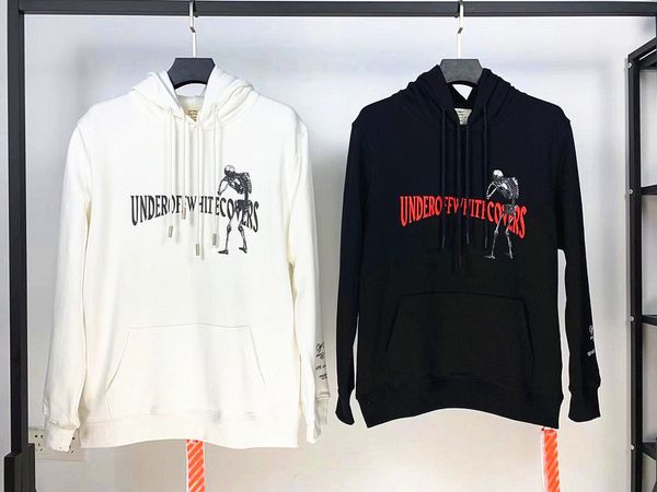 

fashion brand co branded loose casual versatile men's and women's hooded sweater, Black