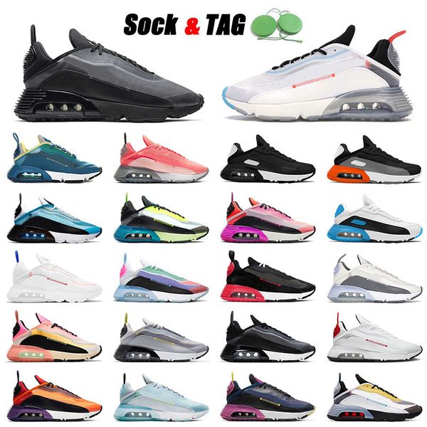 

sports 2021 running shoes air cushion 2090 men women black and athracite max crimson racer pure platinum airmaxs trainers sneakers