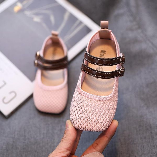 

athletic & outdoor kids fashion breathable mesh shoes for children's sports girls hollow princess spring summer shoe 1 2 3 4 5 6 year o, Black